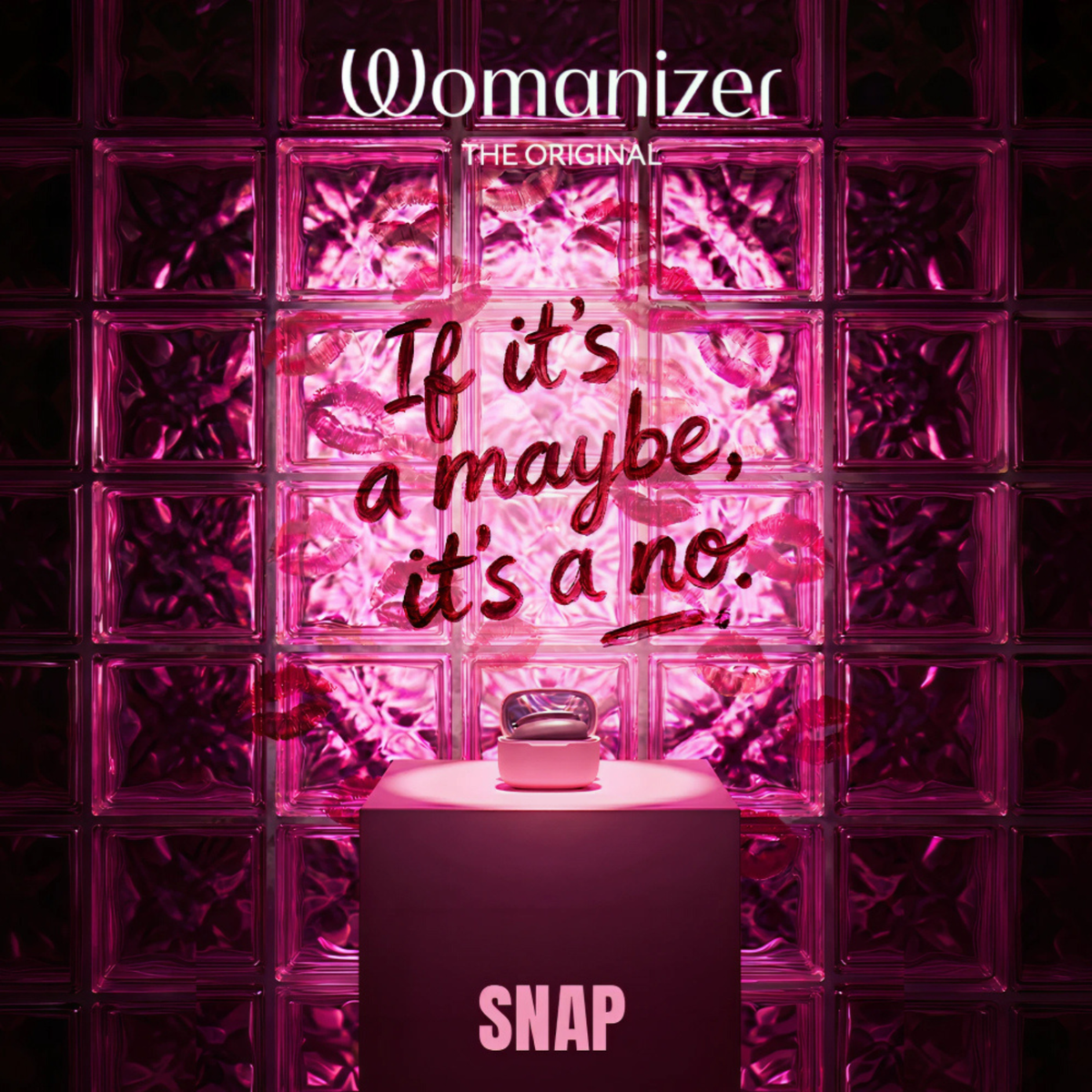 Womanizer - Snap Clitoral Stimulator Crushed Berry