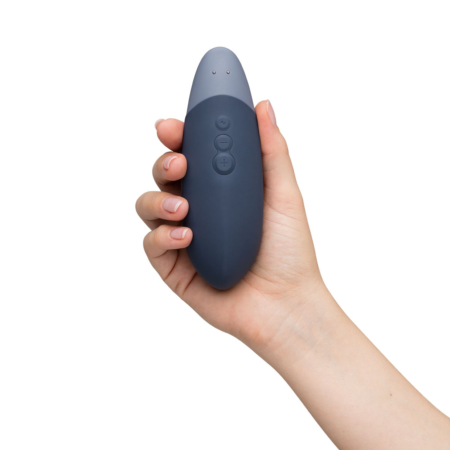 Womanizer - Vibe Clitoral Vibrator with UltraWave Vibration Dark Blue