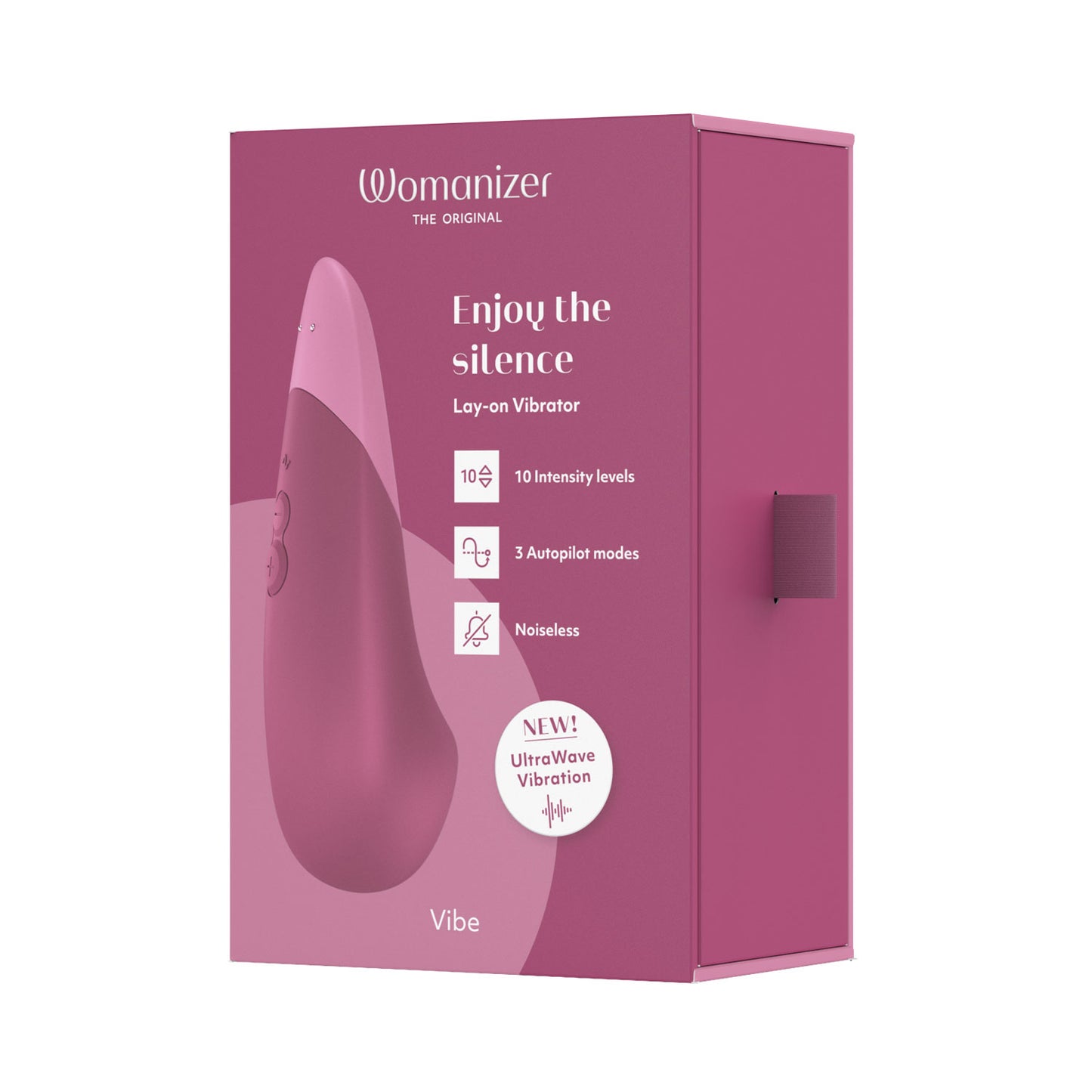 Womanizer - Vibe Clitoral Vibrator with UltraWave Vibration Dusky Pink