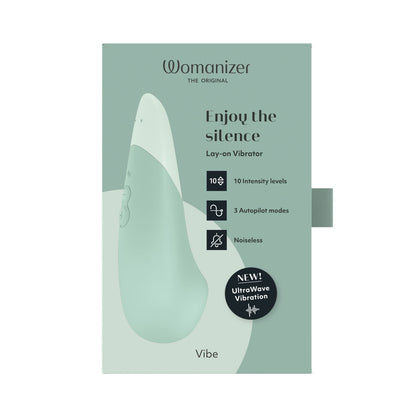 Womanizer - Vibe Clitoral Vibrator with UltraWave Vibration Sage