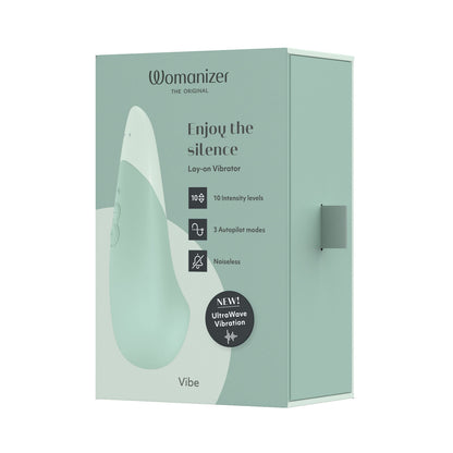 Womanizer - Vibe Clitoral Vibrator with UltraWave Vibration Sage