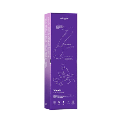 We-Vibe - Wand 2 App-Controlled Vibrating Massager Purple