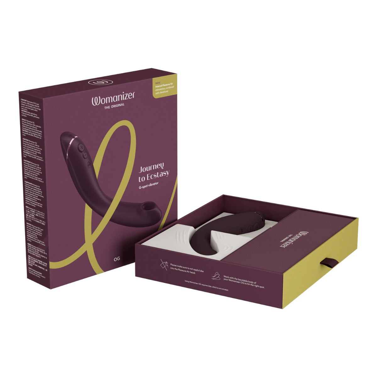 Womanizer - OG Pleasure Air G-Spot Vibrator (Aubergine)