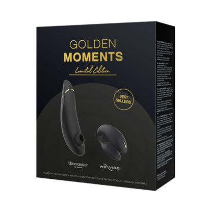 Womanizer x We-Vibe - Golden Moments 2 Collection Chorus and Premium 2 Limited Edition Couple Vibrator